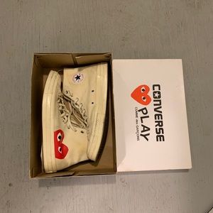 Comme Des Garçon Play/ Converse (white) sz 11